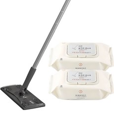 예밀 양면 물걸레 청소포 70g 30매 x 2팩 + 밀대걸레 세트, 1세트 생활용품/세탁/청소용품 반품 최저가 14,680원