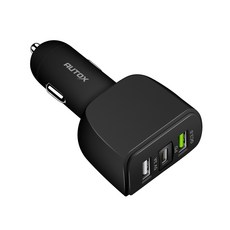 오토엑스 78W USB 3포트 차량용 고속 충전 시거잭 01 PD충전기, 블랙, 3XCAR 자동차용품/차량용 전자기기 반품 최저가 5,240원