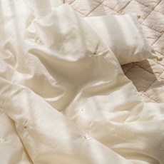 유트러스 자수 차렵이불, 데이지 출산/유아동/유아동침구 반품 최저가 26,930원