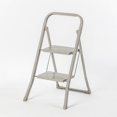 JAJU(자주) 튼튼한 2단 접이식 사다리 그레이, 라이트 그레이 홈인테리어/홈데코/디퓨저 반품 최저가 27,150원