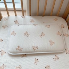 돗투돗 멜란체크 돗테디 쿨 아기 필로우, 리얼 돗꼼 출산/유아동/유아동침구 반품 최저가 7,270원