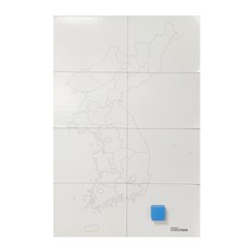 라씨오날에듀 한국 백지도 고무자석 8p + 마카펜 OM05, 1세트 문구/오피스/학용품/수업준비 반품 최저가 5,960원