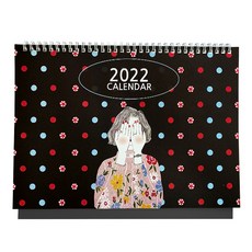 위드앨리스림 2022년 데스크 캘린더, 샤이걸, 1개 문구/오피스/다이어리/플래너 반품 최저가 3,730원