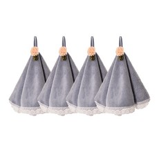 더깔끔 꽃레이스 주방 핸드타올 30 x 40 cm, 타입 3, 4개 주방용품/주방잡화 반품 최저가 6,560원