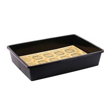 베스트유 다육이 저면관수 상자, 블랙, 1개 홈인테리어/원예/가드닝 반품 최저가 2,860원