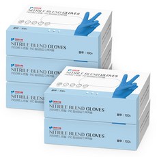 키친아트 다목적 니트릴 PVC 블랜드 글러브 블루 M, 중(M), 5개 주방용품/일회용품/종이컵 반품 최저가 55,570원