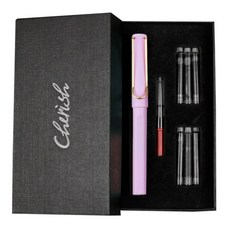 체리쉬 만년필 기프트 세트, F, 라이트바이올렛 문구/오피스/필기류 반품 최저가 6,520원