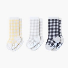 하비베이비클럽 유아용 파스텔 체크 니삭스 3종 세트 패션의류/잡화/유아동패션 반품 최저가 10,500원