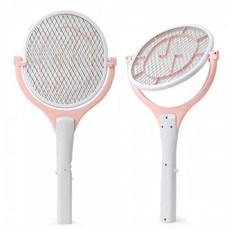 LED 90도 회전 전기 모기채, 핑크 생활용품/방충용품 반품 최저가 2,840원