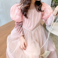 여아용 스팽글 퍼프 긴팔 드레스 출산/유아동/유아동패션 반품 최저가 27,920원