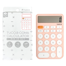 투코비 코마 계산기, 핑크, 1개 문구/오피스/사무용품 전문관 반품 최저가 4,620원