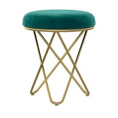 라볼페 메이크업 원형 낮은 골드 간이의자 34 x 44.5 cm, 그린, 1개 문구/오피스/사무용품 전문관 반품 최저가 20,090원