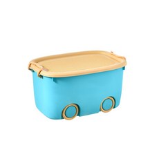 미뉴강베리 바퀴달린 장난감 수납함, 블루, 1개 출산/유아동/유아가구/인테리어 반품 최저가 18,610원