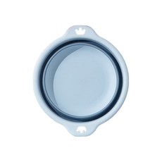 빼다 접이식 세수대야 라지 42.5cm, 블루, 1개 스포츠_레저/캠핑전문관 반품 최저가 7,640원