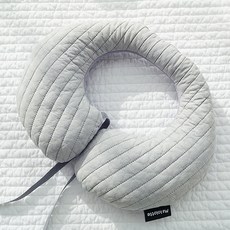 마롤로뜨 누빔 자수 유아 목쿠션, 그레이 출산/유아동/유아동침구 반품 최저가 8,440원