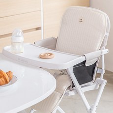 에시앙 라이트 하이 체어 유아식탁의자 + 모데즈 누빔라이너 세트, 화이트(하이체어), 아이보리(라이너) 출산/유아동/이유용품/유아식기 반품 최저가 79,530원