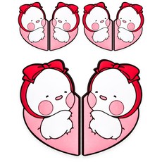 시크릿 옴팡이 리본 멀티 도어가드 2종 세트, 혼합색상, 3세트 자동차용품/익스테리어 반품 최저가 9,270원