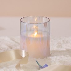 글라스 밀랍 LED초 소, 오로라 홈인테리어/조명/스탠드 반품 최저가 7,720원