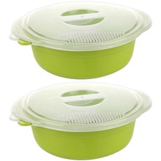 이지앤프리 맛쿡 라면용기 1L, 그린, 2세트 주방용품/특수저장용기 반품 최저가 14,850원