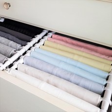 코랄나인 디오거나이저 옷정리 서랍장 세트 옷걸이판 10p + 압축봉 2p, 화이트, 1세트 홈인테리어/수납/정리 반품 최저가 13,390원