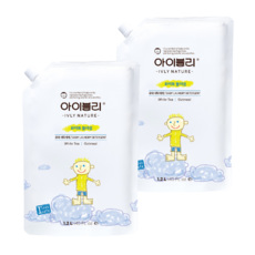 아이블리네이처 유아 세제 화이트 블러썸향, 2개, 1.2L 생활용품/세탁세제 반품 최저가 7,650원