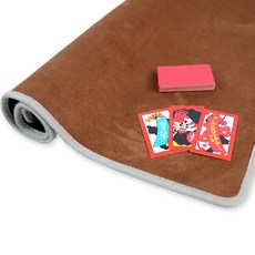 서하의집 빅사이즈 대형화투 + 인조세무 화투 놀이매트 세트, 레드(화투), 매트(브라운), 1개 완구/취미/보드게임 반품 최저가 14,200원