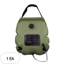 알리다 대용량 캠핑용 간이 샤워백 20L, 밀리터리, 1개 스포츠_레저/캠핑전문관 반품 최저가 17,280원