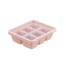 오가닉팩토리 쏙쏙 실리콘 이유식 큐브 6구, 핑크, 360ml, 1개 주방용품/밀폐저장/도시락 반품 최저가 4,450원
