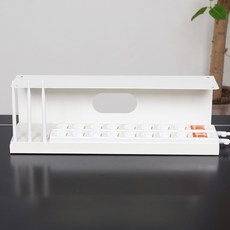 억스 무타공 멀티탭 트레이 중형 + 케이블타이 5p, 1세트, 화이트 생활용품/생활전기용품 반품 최저가 17,240원