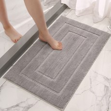 빈앤코 미끄럼 방지 주방 욕실 발매트, 그레이 홈인테리어/카페트/쿠션 반품 최저가 17,010원
