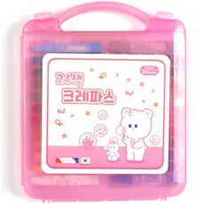 6000 모닝글로리 크레파스 핑크, 24색, 1개 문구/오피스/미술/화방용품 반품 최저가 3,970원