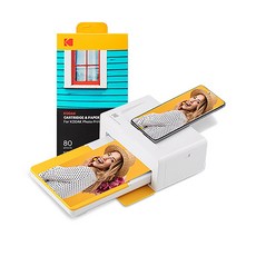 코닥 도크 플러스 포토프린터 + 카트리지 번들, PD460, 옐로우 가전디지털/프린터/복합기 반품 최저가 139,120원