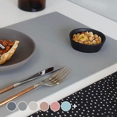 포터리어 PR 다이닝 실리콘 테이블매트, 라이트그레이, 430 x 284 x 2mm, 1개 주방용품/주방잡화 반품 최저가 7,520원