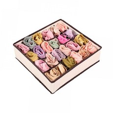 칸막이 부직포 속옷정리함 보관함 4종 세트 DD-10104, 아이보리, 1개 생활용품/바구니/칸막이 반품 최저가 6,150원