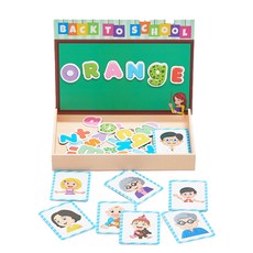 스탠드 자석놀이 퍼즐 영어, 1개, 12피스 완구/취미/학습완구/교구 반품 최저가 11,620원