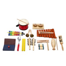 캐스비 아동용 맑은소리 두드림 원목 악기 16종 세트, 혼합색상, 1개 완구/취미/신생아/영아완구 반품 최저가 96,120원