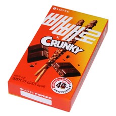 빼빼로 크런키, 39g, 1개 undefined/undefined 반품 최저가 1,320원