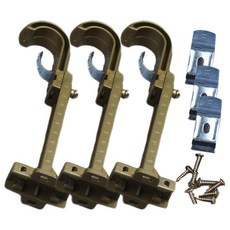 준앤컴파니 조절브라켓 3p 25mm, 골드 중, 1세트 홈인테리어/커튼/블라인드 반품 최저가 8,770원