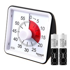 탐사 다용도 시간관리 무소음 타이머 + AAA 건전지 2개, 1개 문구/오피스/사무용품 전문관 반품 최저가 9,990원