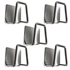 리빙이프 접착식 스테인리스 사각행거 걸이 거치형 08-3, 실버, 5개 생활용품/옷걸이 반품 최저가 4,500원