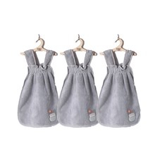 더깔끔 원피스 주방타올, 그레이, 3개 주방용품/주방잡화 반품 최저가 9,490원