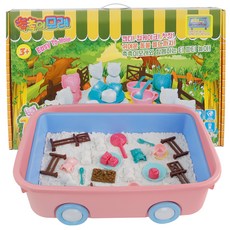 촉촉이 모래놀이 티파티놀이세트 + 정리함, 화이트(놀이세트), 핑크(정리함), 1개 완구/취미/역할놀이 반품 최저가 51,700원