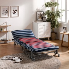 라꾸라꾸 6탄 온열 내장 접이식침대, 스트라이프 홈인테리어/침실가구 반품 최저가 245,000원