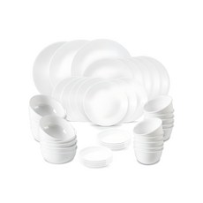 코렐 저스트화이트 10인 코리안 식기 M세트 45p, 혼합색상, 6종, 45개 주방용품/그릇/홈세트 반품 최저가 362,870원