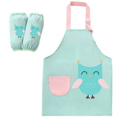 모리의집 어린이 미술 앞치마 세트, 민트 문구/오피스/미술/화방용품 반품 최저가 7,850원