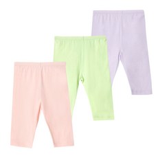 유니프랜드 아동용 멜랑 7부 레깅스 3종 세트 출산/유아동/유아동패션 반품 최저가 8,090원