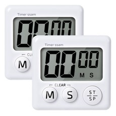 타이머쌤 전원 자동꺼짐 큰숫자 대형화면 쿠킹타이머, 2개 주방용품/주방잡화 반품 최저가 11,230원
