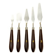 길그리 유화 아크릴 페인팅 나이프 02 5종 세트, 1세트 문구/오피스/미술/화방용품 반품 최저가 7,070원