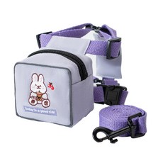 파스텔펫 반려견 자수가방 하네스 리드줄 세트, 퍼플, 1개 반려동물용품/펫티켓 산책용품 반품 최저가 4,420원