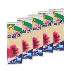 손끝에별 고무장갑 양쪽 세트 대, 백색, 5개 생활용품/주방수납/잡화 반품 최저가 7,350원